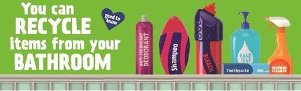 Recycle bathroom items