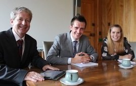 Phil Norrey, Matt Langford and Sam Heaton