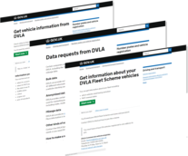 View Vehicle Record, Vehicle Enquiry Service and Get data requests from DVLA