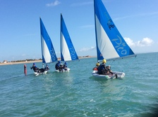 pico sailing on the sea