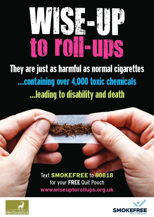 wise up to roll ups poster