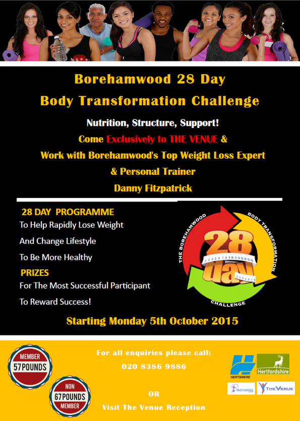 28 Day Fitness Poster