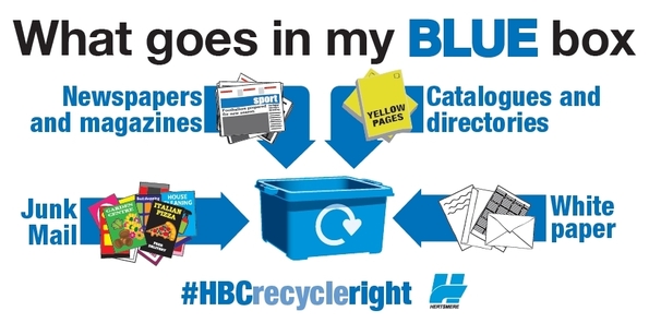 What goes in my blue box