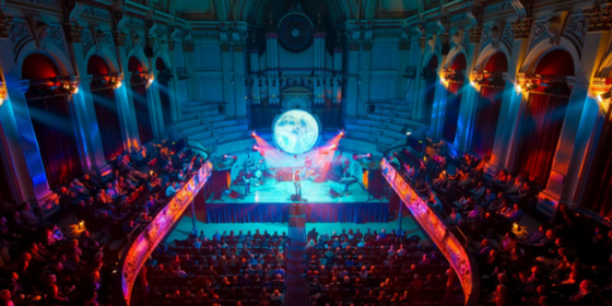 Huddersfield Town Hall Interior Rock Pop