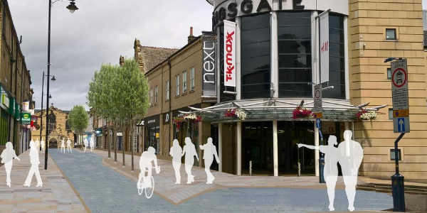Huddersfield Blueprint walking and cycling scheme