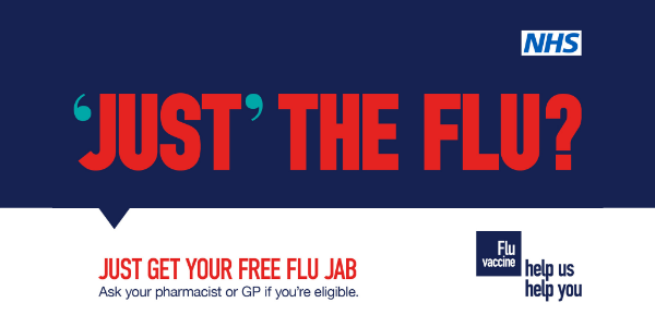 'Just the flu?' campaign from the NHS