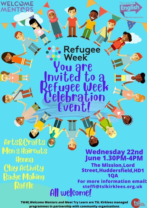 Poster for a Refugee Week event