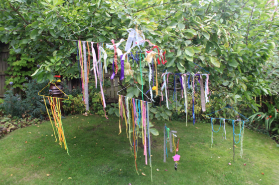 Image of tree hangings