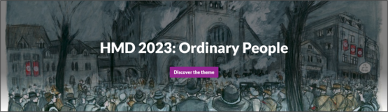 Holocaust Memorial Day website header