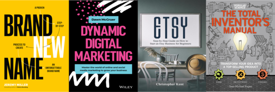 Front covers of four books in the BIPC eBook collection