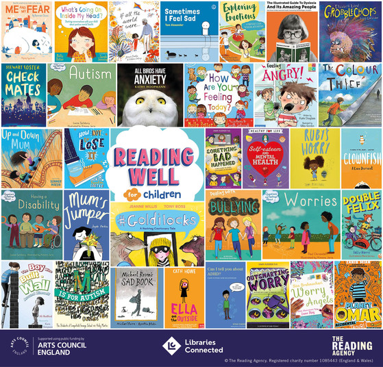 Image composed of multiple book covers from the Reading Well for Children collection
