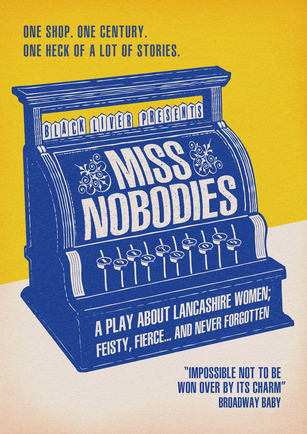 Poster for Miss Nobodies event at Dewsbury Library