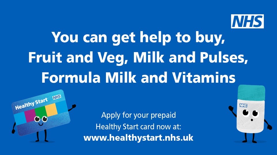 Poster for the NHS Healthy Start programme