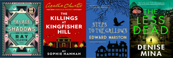 Front covers of four eBooks