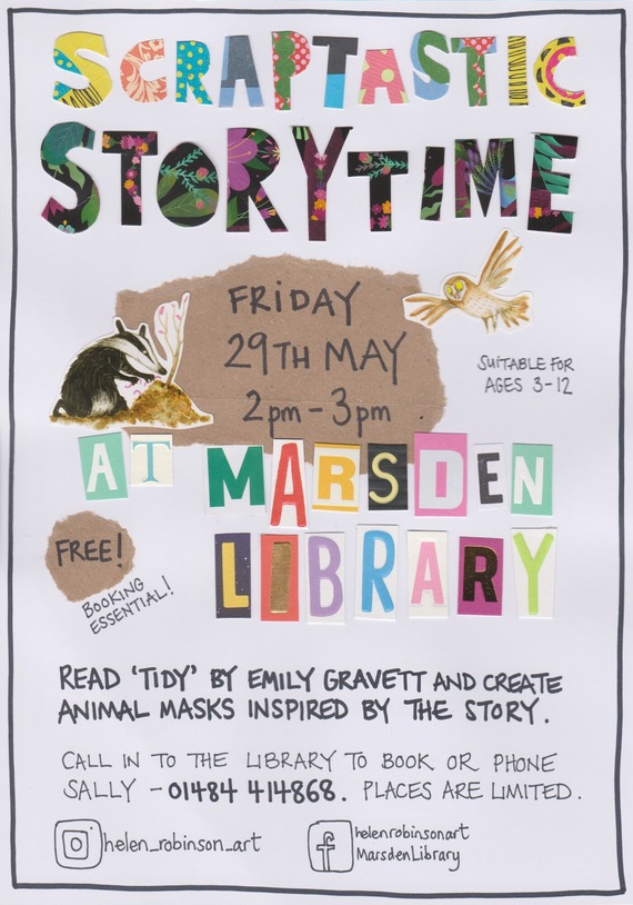 Poster for Scraptastic Storytime