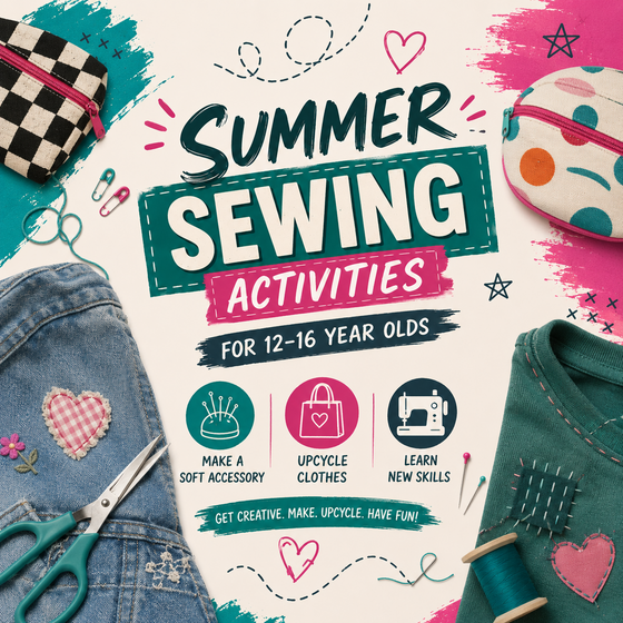 Teen sewing