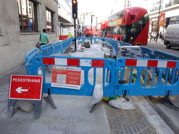 New Oxford Street paving 