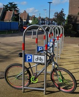 Cycle parking romford library