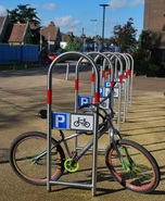 Cycle parking romford library