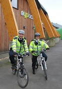 Special Police cycling in Harold Hill