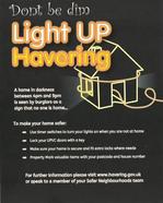 Don't be dim crime prevention leaflet