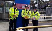 Harold Wood Police SNT at Railway Station