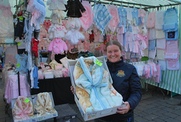 Romford Market Caron Webb babywear 101014