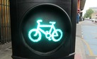 Green cyclist traffic signal