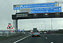 M25 J25 gantry sign
