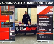 Havering Police Safer Transport Team gazebo