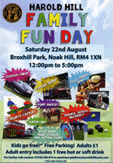 Harold Hill Family Fun Day 2015 poster
