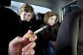 smoking in car with children