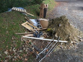 Bedfords Park fly tipping