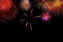 Fireworks exploding
