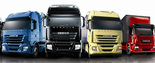 Four lorries HGV