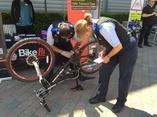 cycle marking at queens hospital