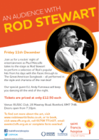 Rod Stewart St Francis Hospice poster