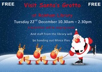 Rainham Library Santas Grotto 2015