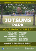 Jutsums Park consultation poster