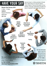 Harold Hill Event 220216