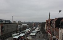 Romford Market birds eye view