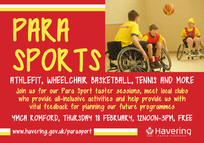 Parasports February half term 2016