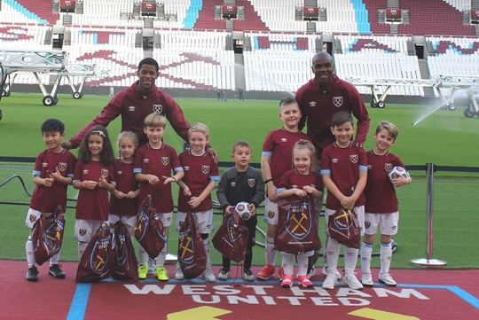 Veggie Run kids at WHU Nov 2018