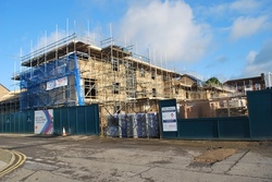 Construction work in Harold Hill 2014