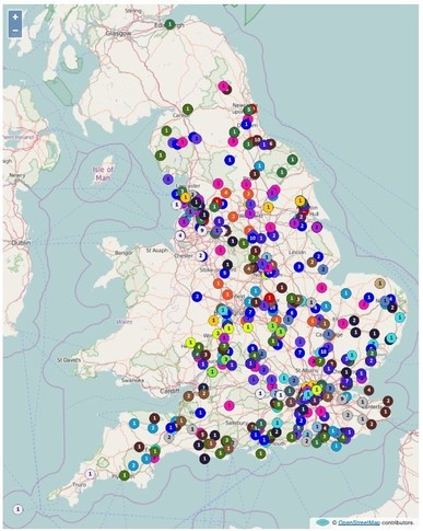 Shared Services map