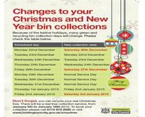 Christmas Bin changes