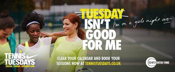 tennis tuesdays poster
