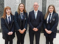 Mr Fannon and School Captains