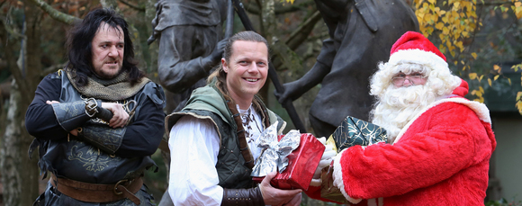 The Sheriff of Nottingham, Robin Hood, and Santa