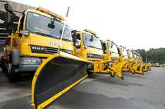 Photo of gritting lorries